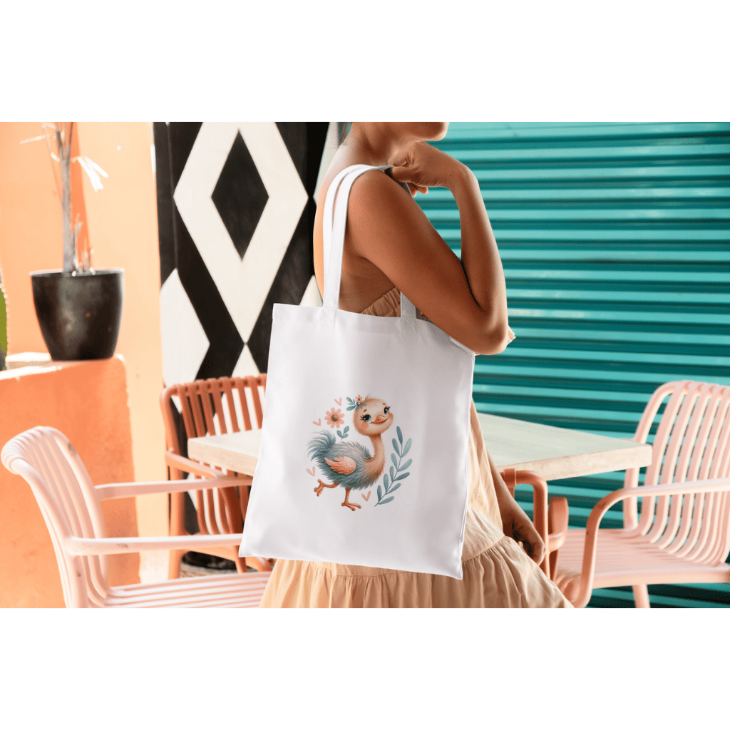 Cute baby ostrich cartoon  Funny ostrich illustration  Adorable ostrich T-shirt design  Realistic ostrich artwork  Fluffy ostrich poster  Playful bird cartoon art  Whimsical ostrich wall print  Hand-drawn ostrich drawing  Baby ostrich character design  Hu
