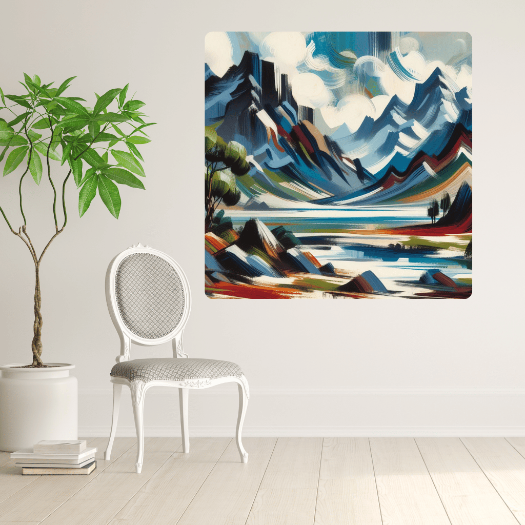 Watercolor mountain landscape  Misty mountain art print  Dreamy nature painting  Mountain scenery watercolor  Serene mountain artwork  Foggy peaks wall art  Abstract mountain watercolor  Hand-painted nature scene  Peaceful mountain view painting  Soft bru