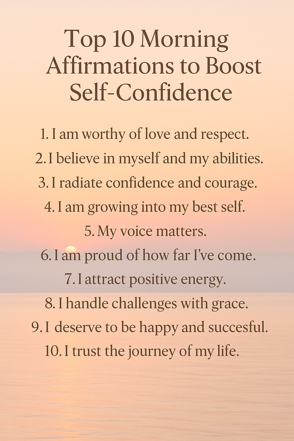 Top 10 Morning Affirmations to Boost Self-Confidence - Payhip
