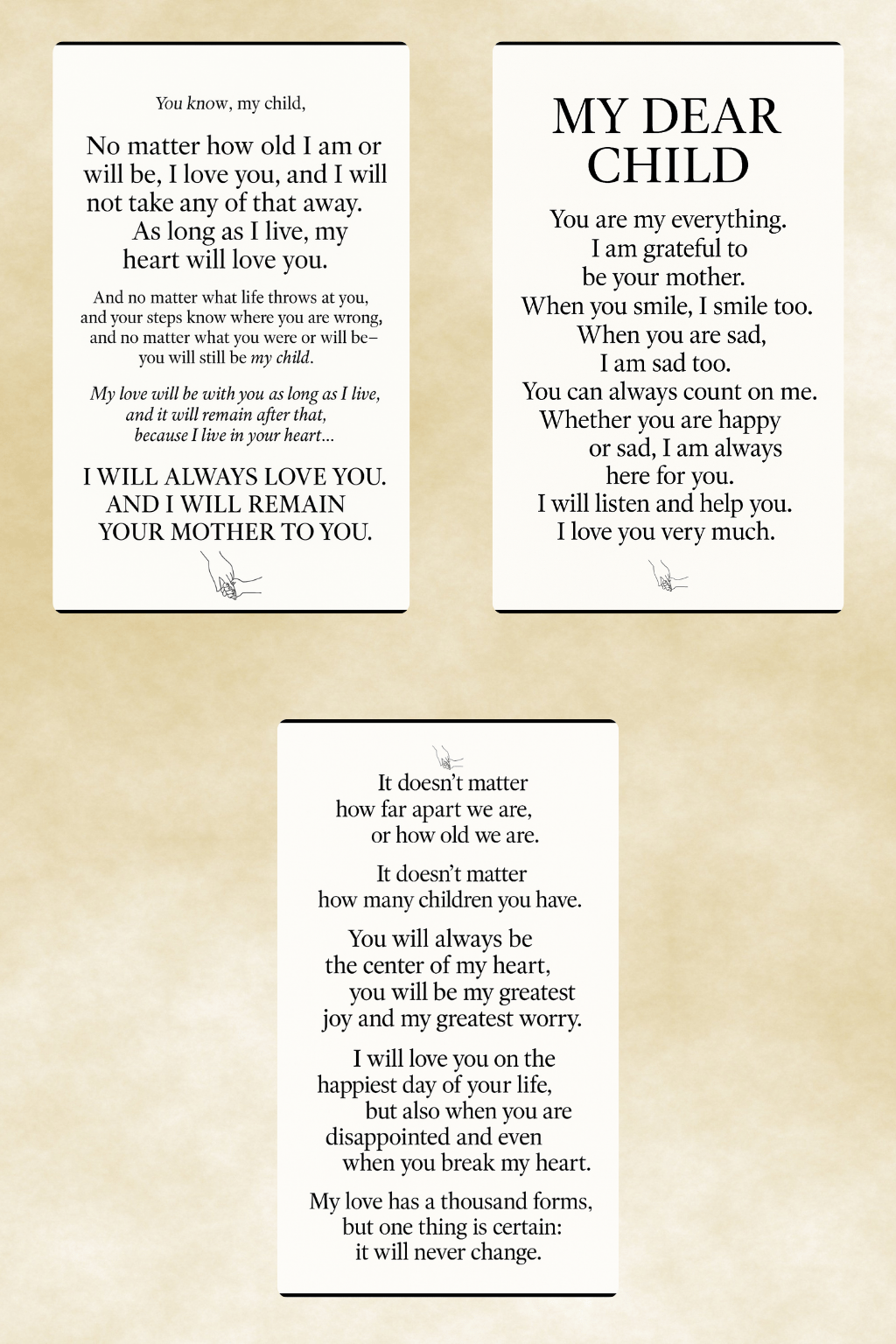 Message to the Child  Maternal Message  Typographic Design  Modern Typography  Emotional Design  Loving Message  Child Inspiration  Motivational Message  Handwritten Message  Unique Typography  Family Message  Motherly Love  Personal Message  Digital Gree