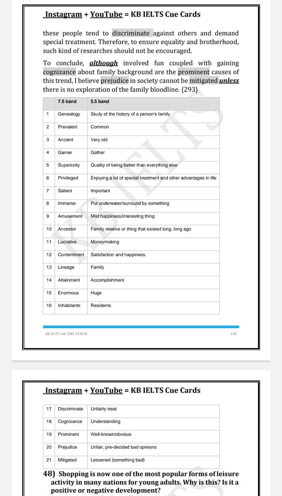 IELTS Writing Sample Answer
