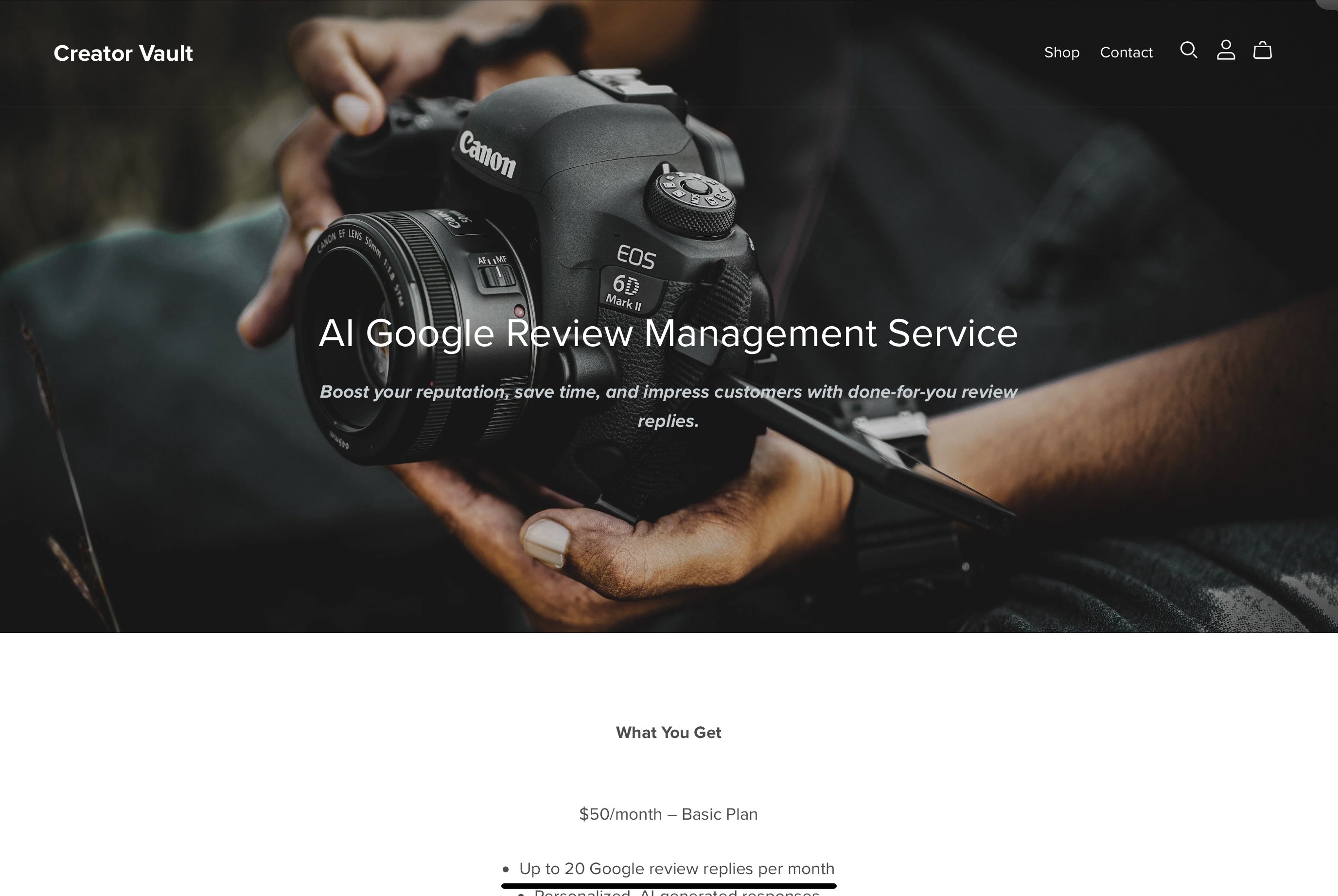 Custom Website Design Service - Payhip