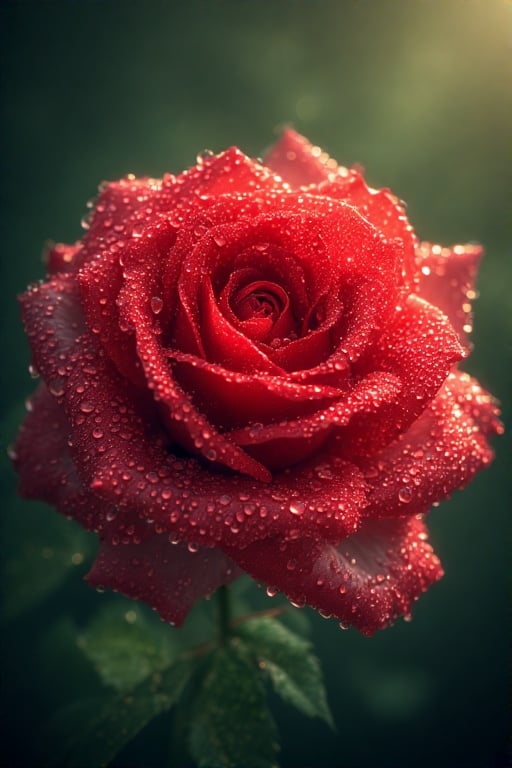 Rose, Flower,  Rainy Weather, Water Drops, Morning, Closeup, Wallpaper