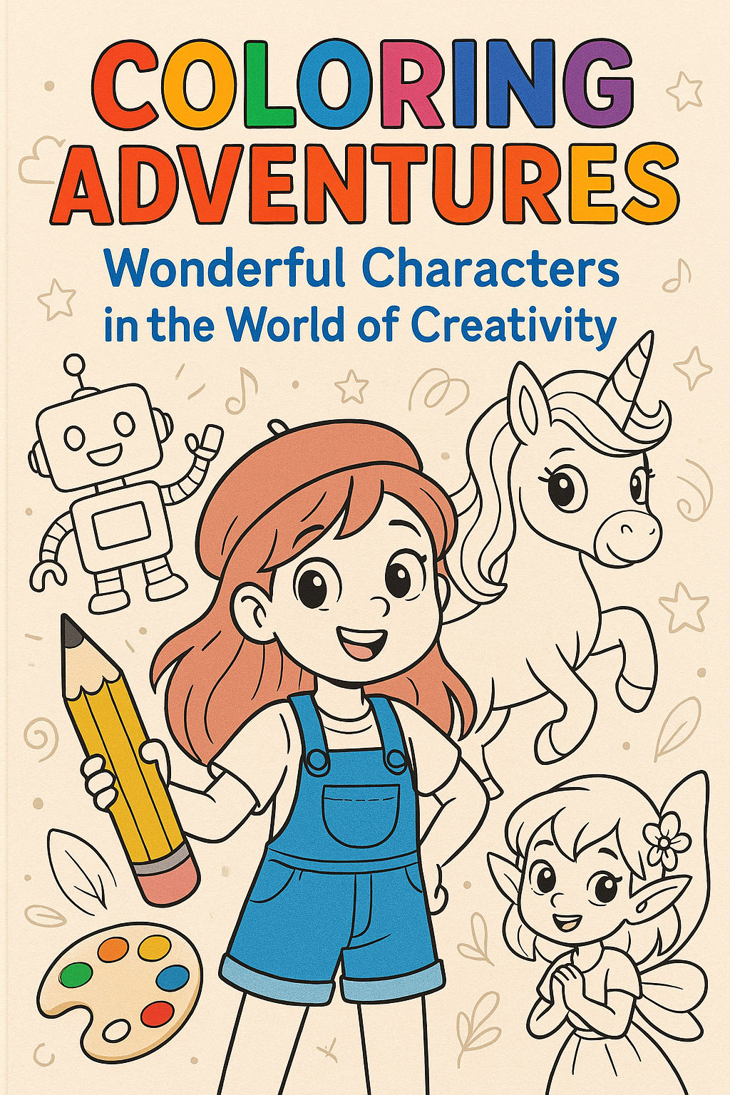 🖌 Coloring Adventures Wonderful Characters in the World of Creativity 🎨