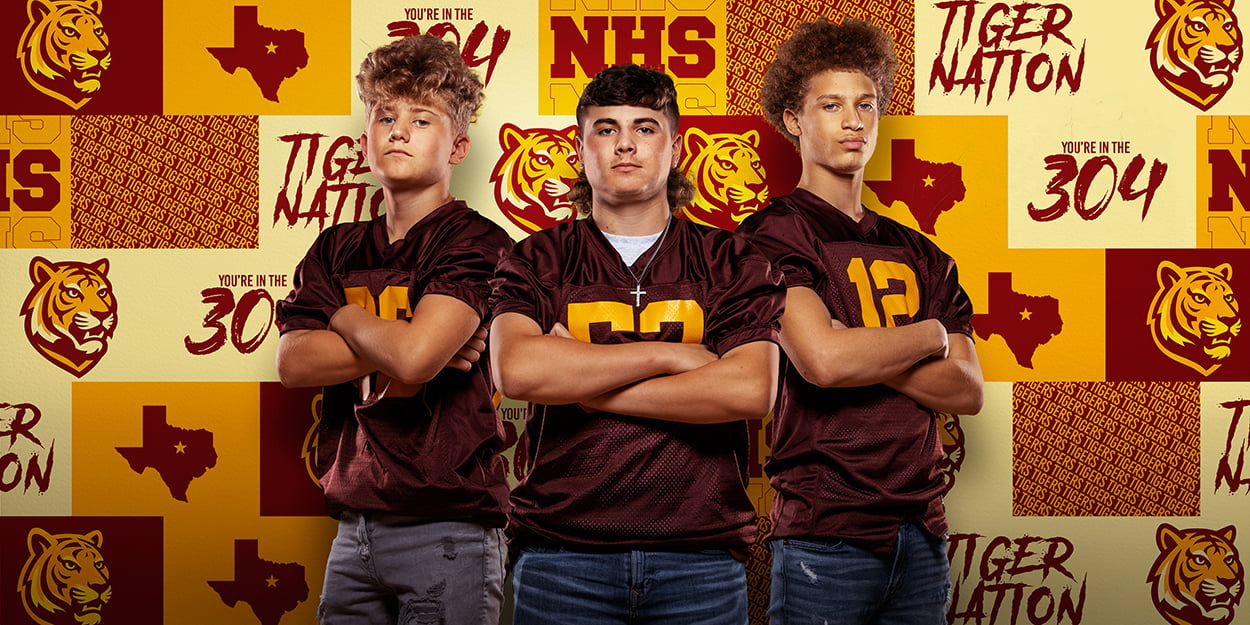 Media Day Graphic Panels, Photoshop Template, Digital Background, Sports Teams, T&I, Volume Photography, School Pics, College, High School, Athletics,