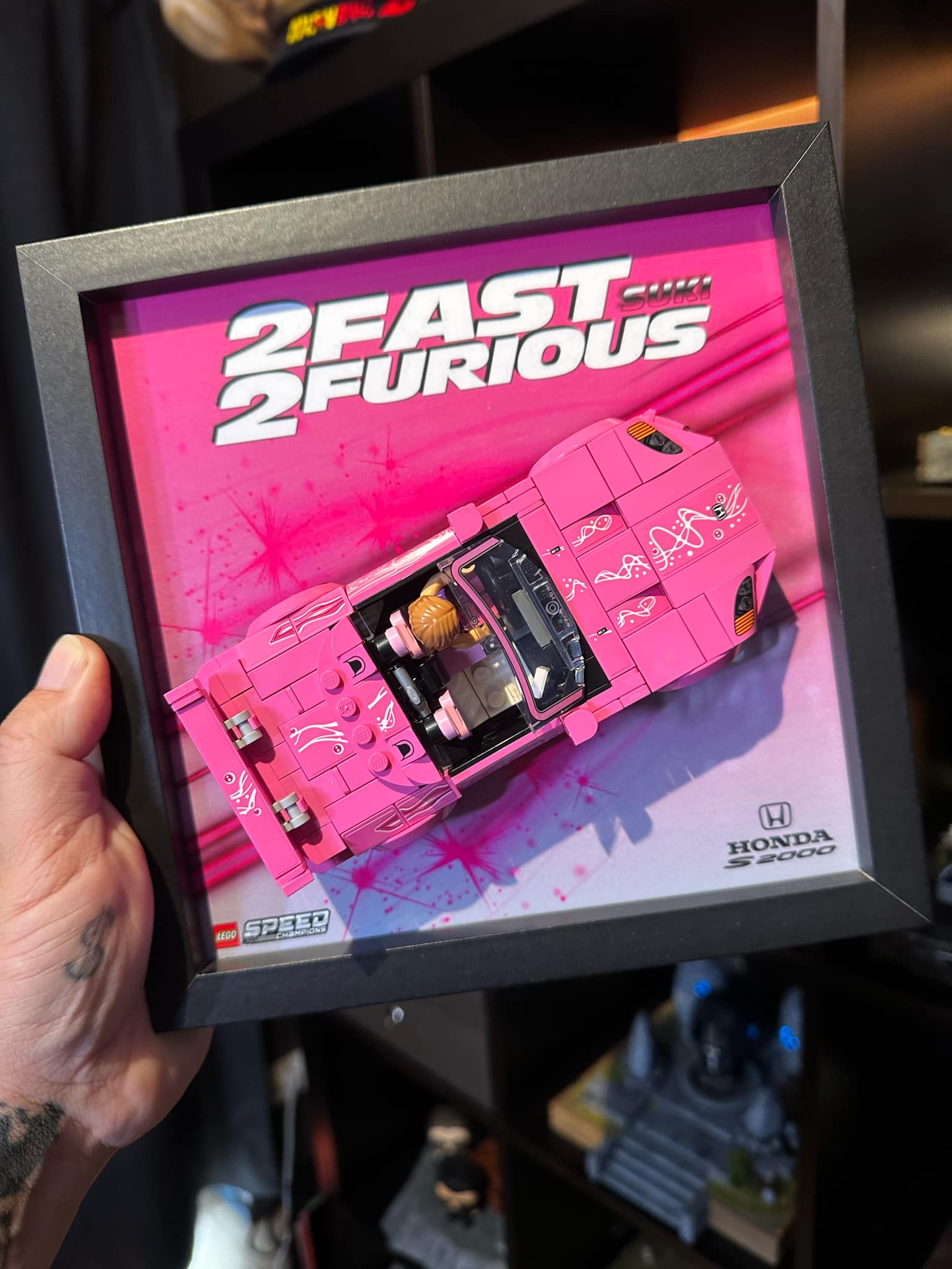 LEGO Honda S2000 Poster – 2 Fast 2 Furious Movie Car Wall Art