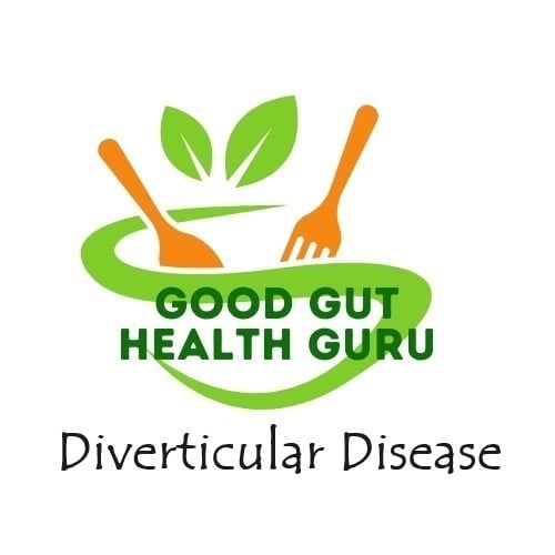 Good Gut Health Guru Logo For Diverticular Disease