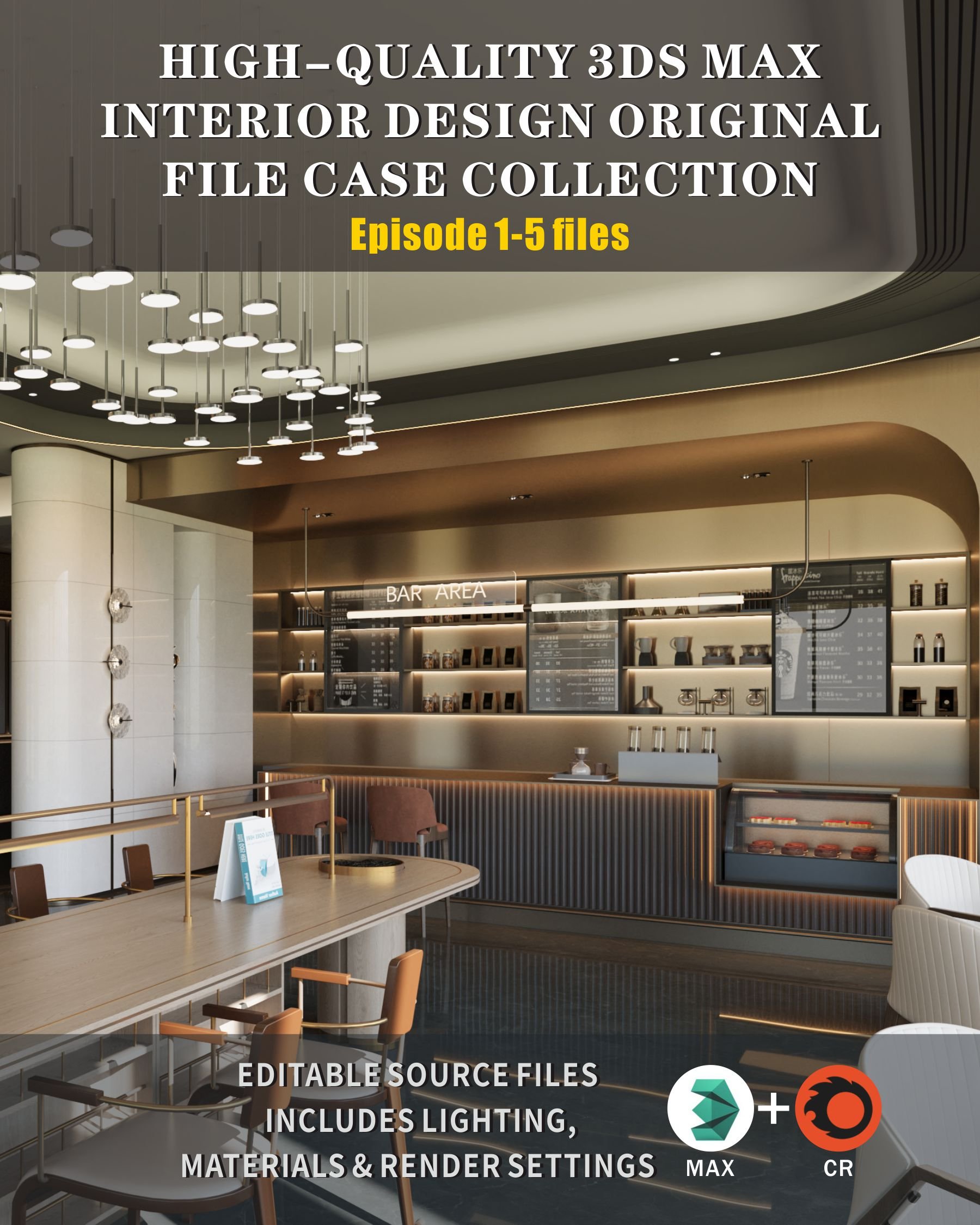 HIGH-QUALITY 3DS MAX INTERIOR DESIGN ORIGINAL FILE CASE COLLECTION ...