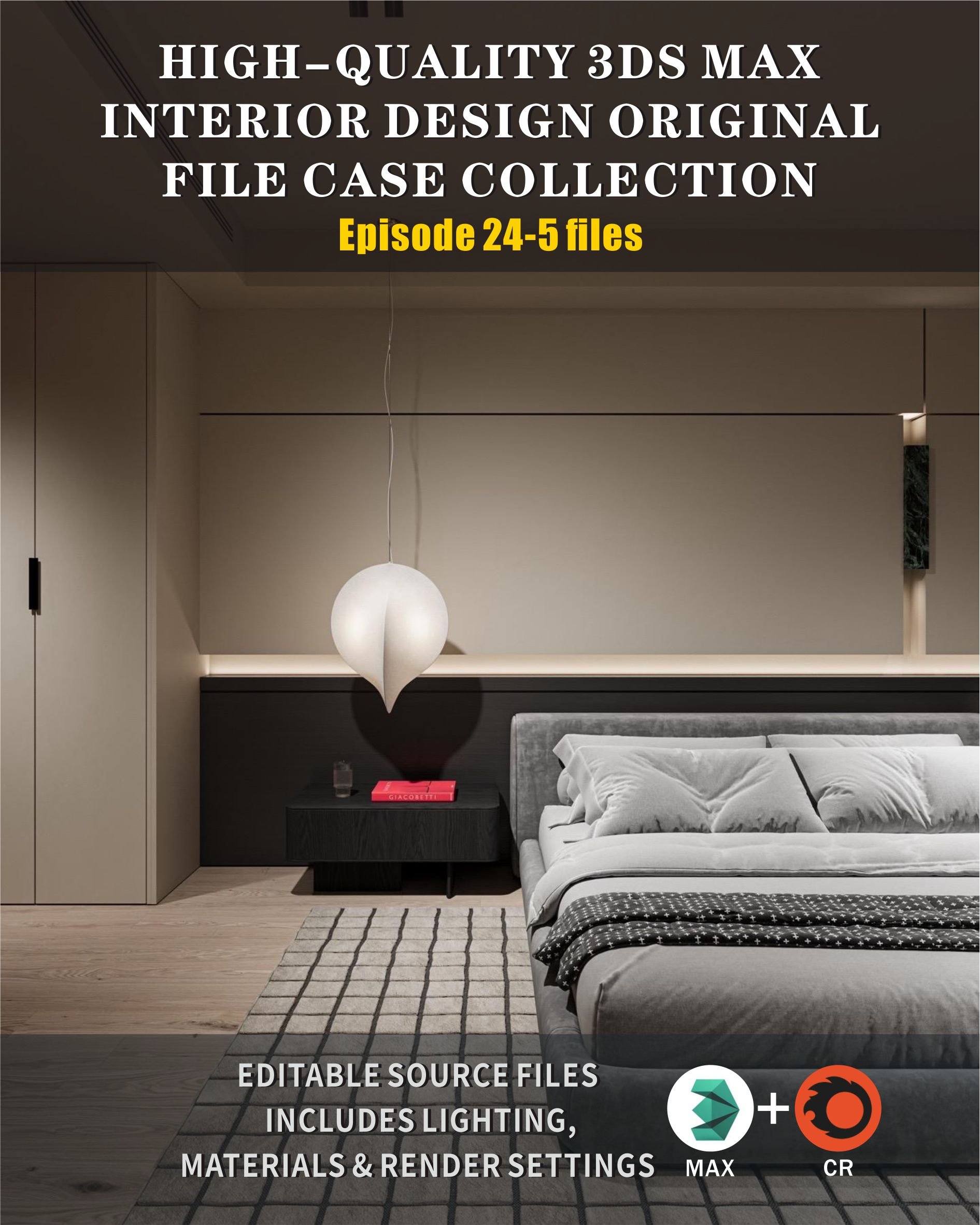 HIGH-QUALITY 3DS MAX INTERIOR DESIGN ORIGINAL FILE CASE COLLECTION ...