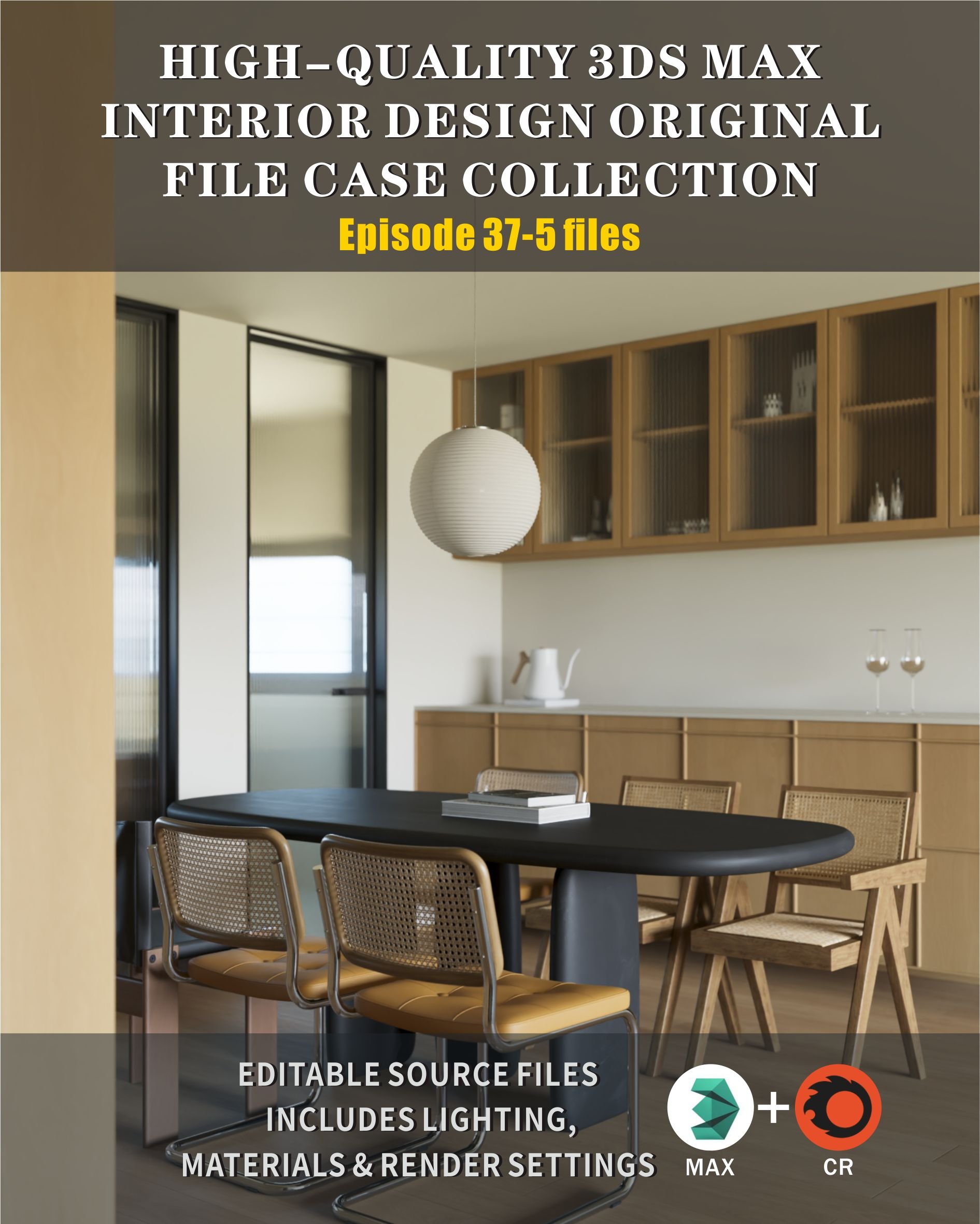 HIGH-QUALITY 3DS MAX INTERIOR DESIGN ORIGINAL FILE CASE COLLECTION ...