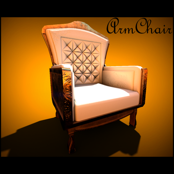 3D Modern Armchair Vrchat
