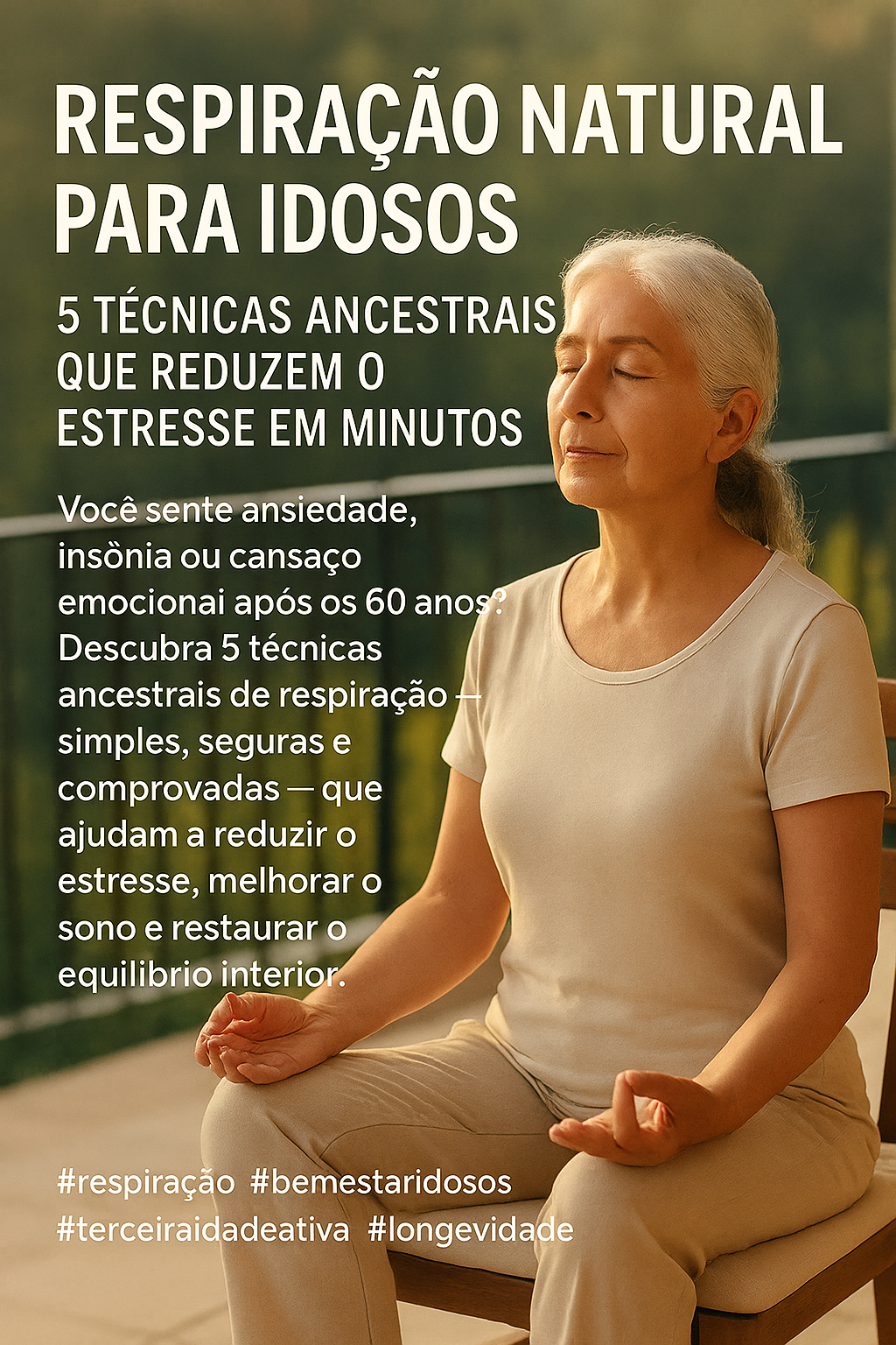 Respirando bem depois dos 60 5 técnicas ancestrais de respiração para reduzir o estresse após os 60 anos