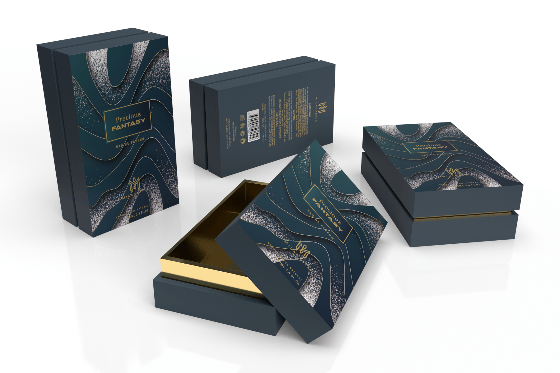 Rigid Hard Box Packaging Design Template - Payhip