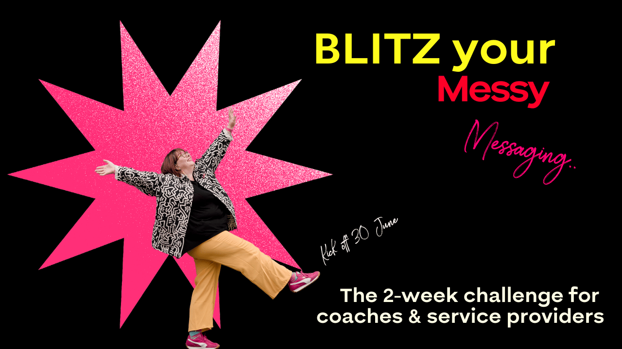 BLITZ your messy messaging challenge (June 2025) - Payhip