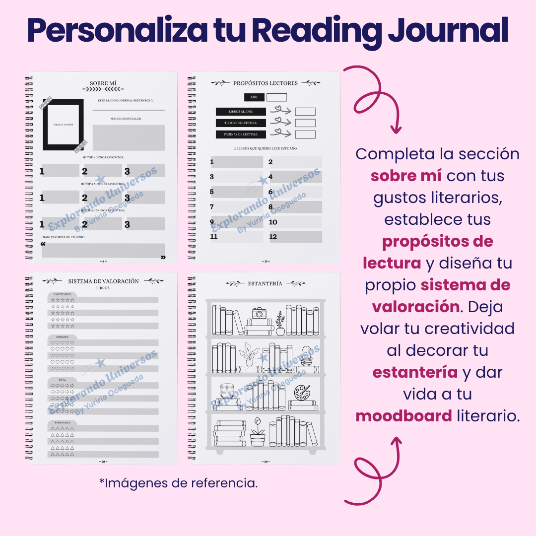 Reading Journal Imprimible