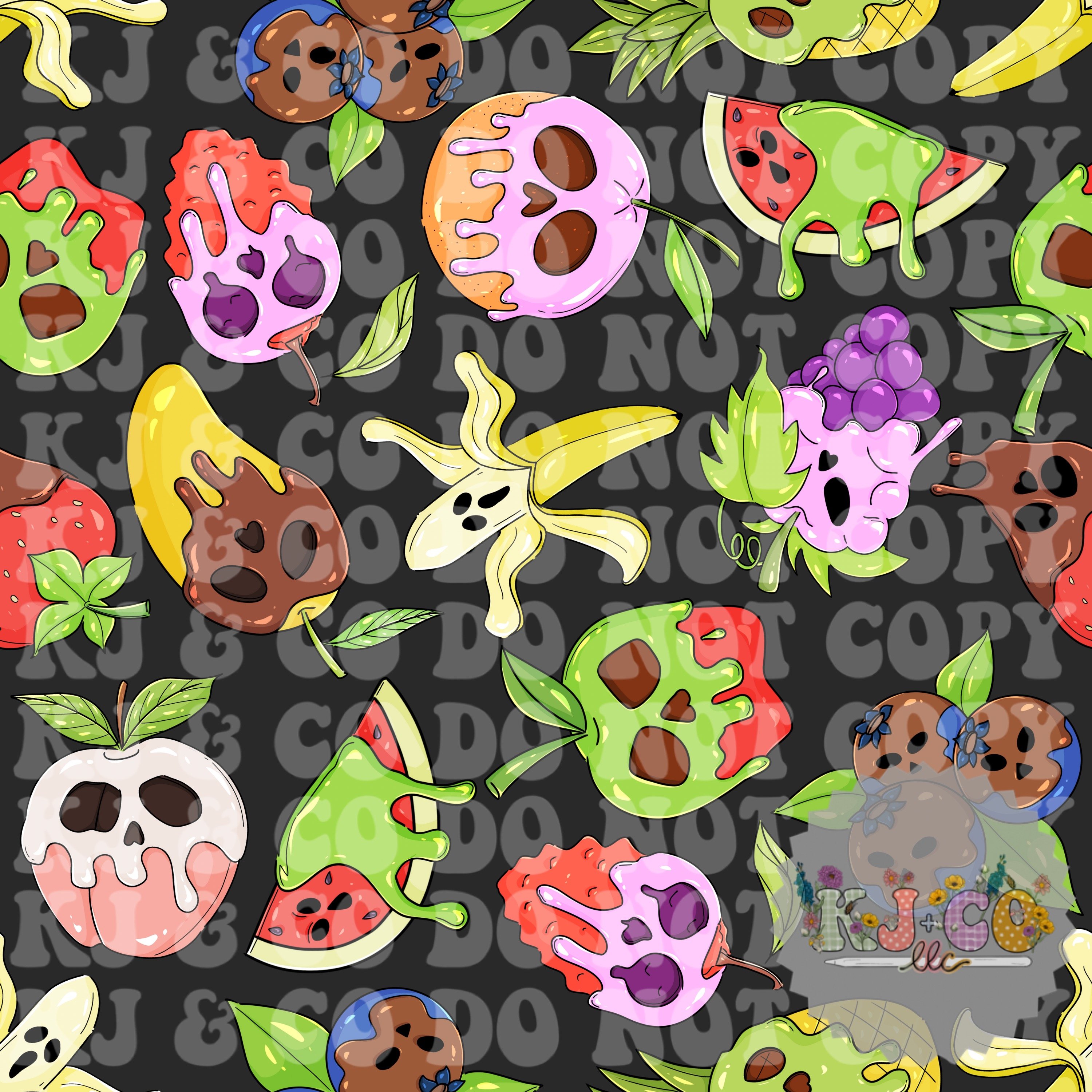 Spooky Fruit Seamless File - Payhip