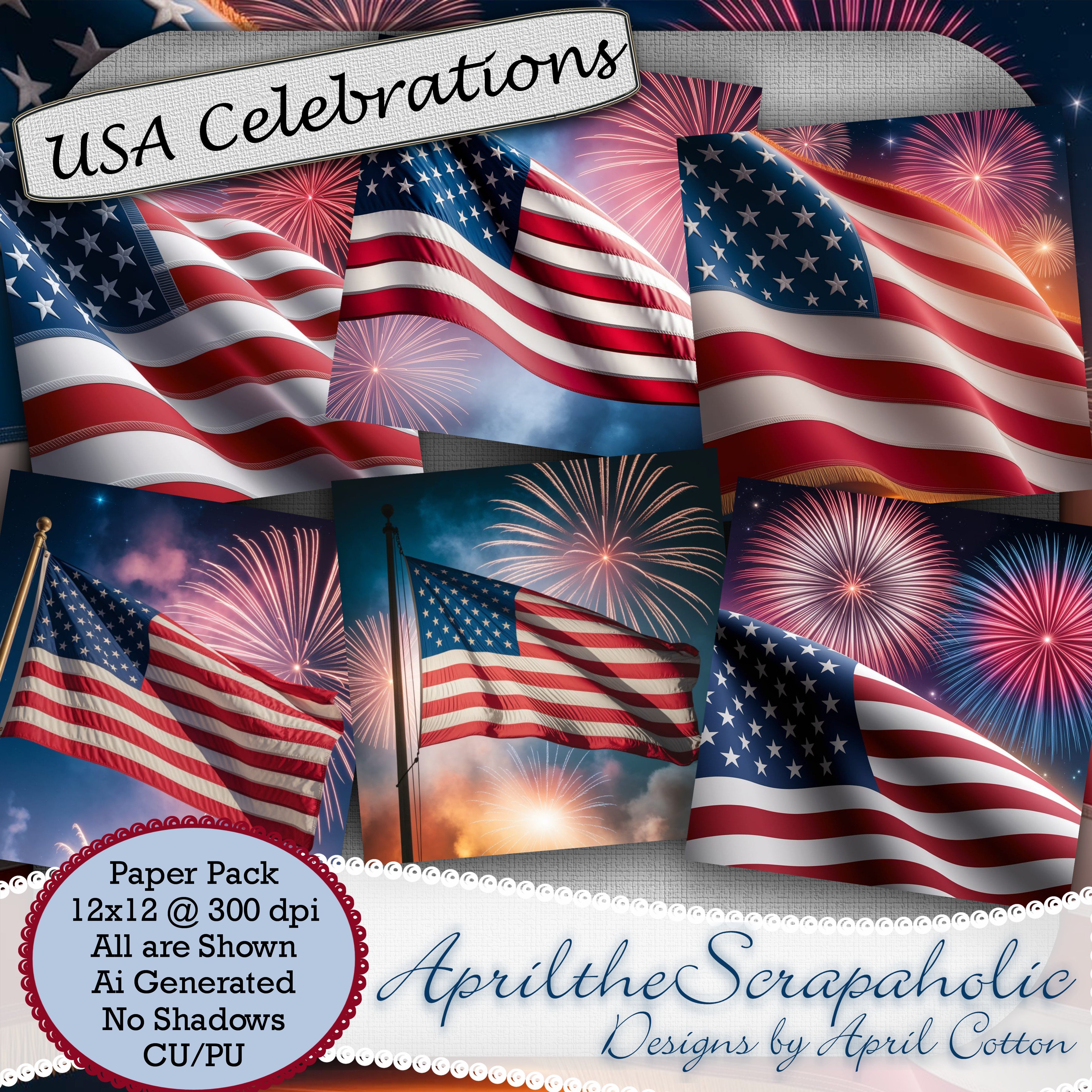 Celebrations USA - Flag Papers - Payhip