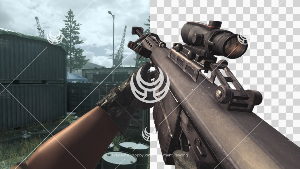 Barrett .50cal ACOG Screenshot Pack
