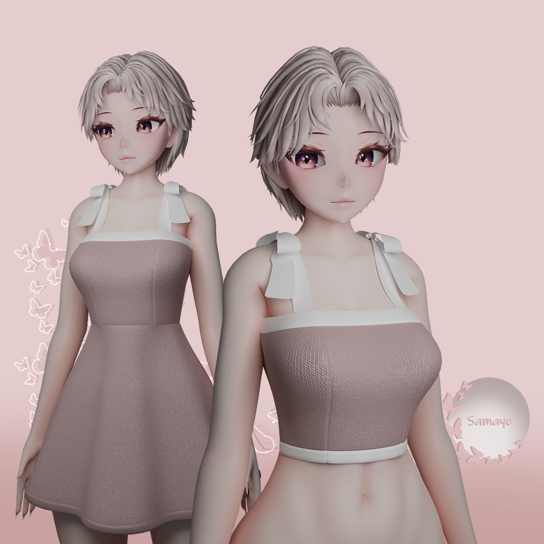 Ribbon Sundress and Shirt - Zinfit