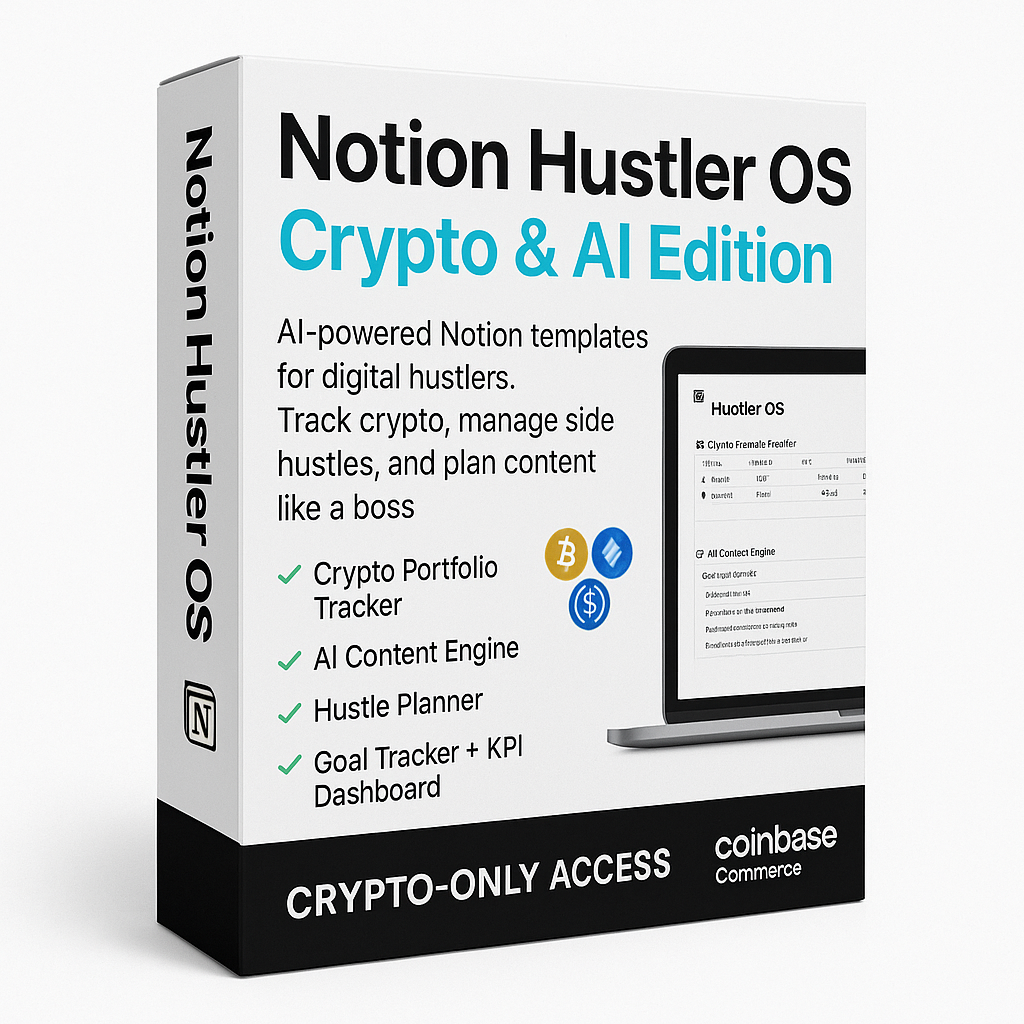 Notion Hustler OS – Crypto & AI Edition Alt text: 