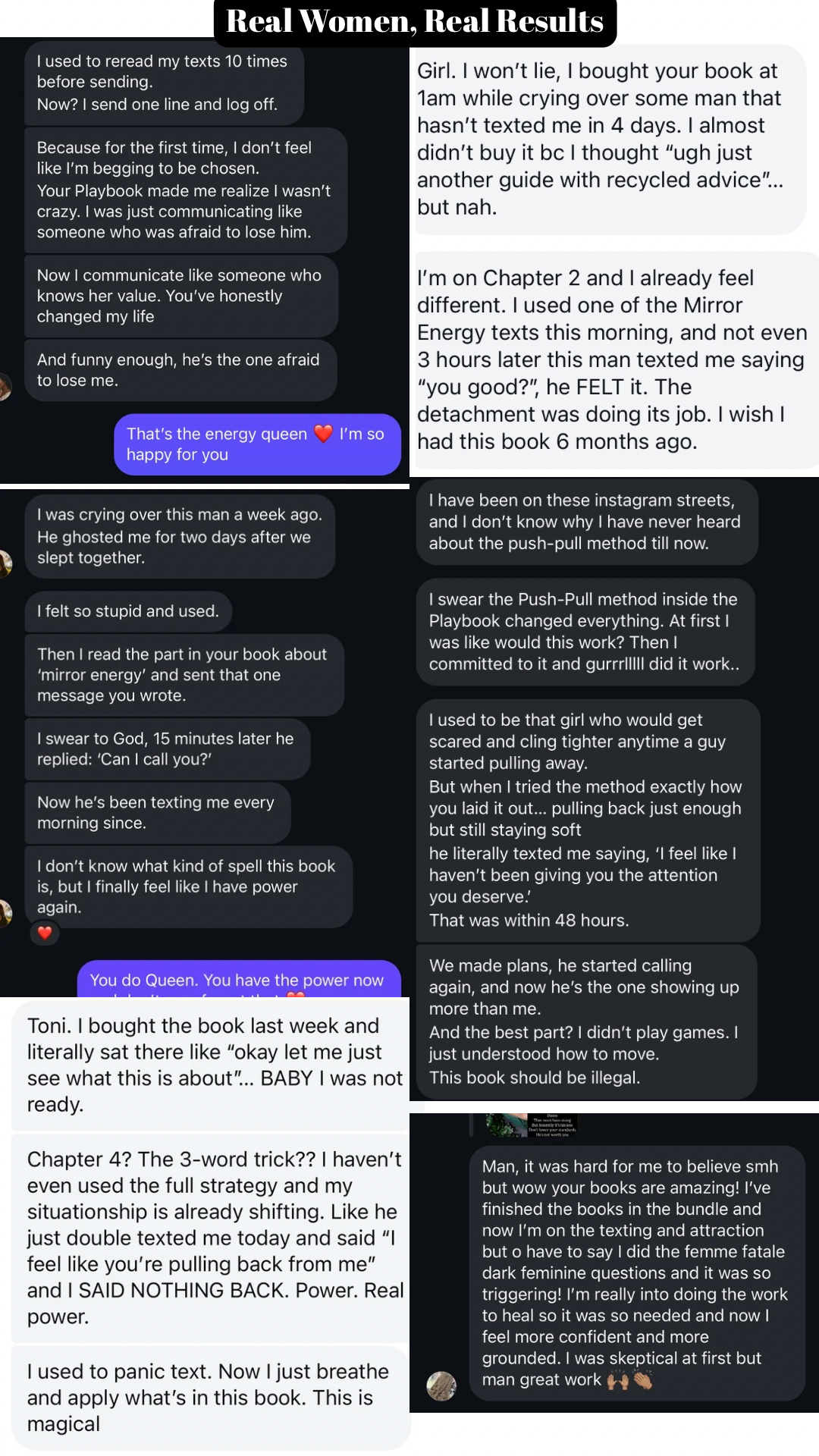 Feminine Texting and attraction playbook reviews