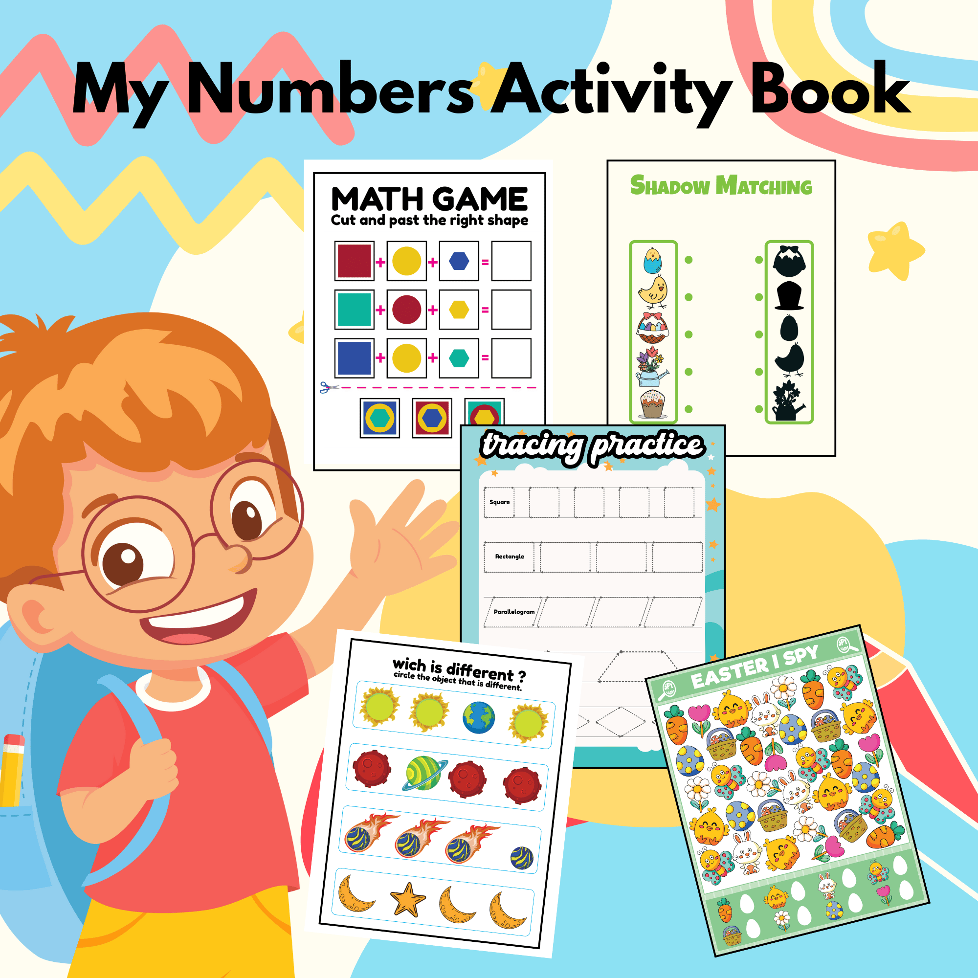 Learning Numbers Activity Book My Numbers Activity Book