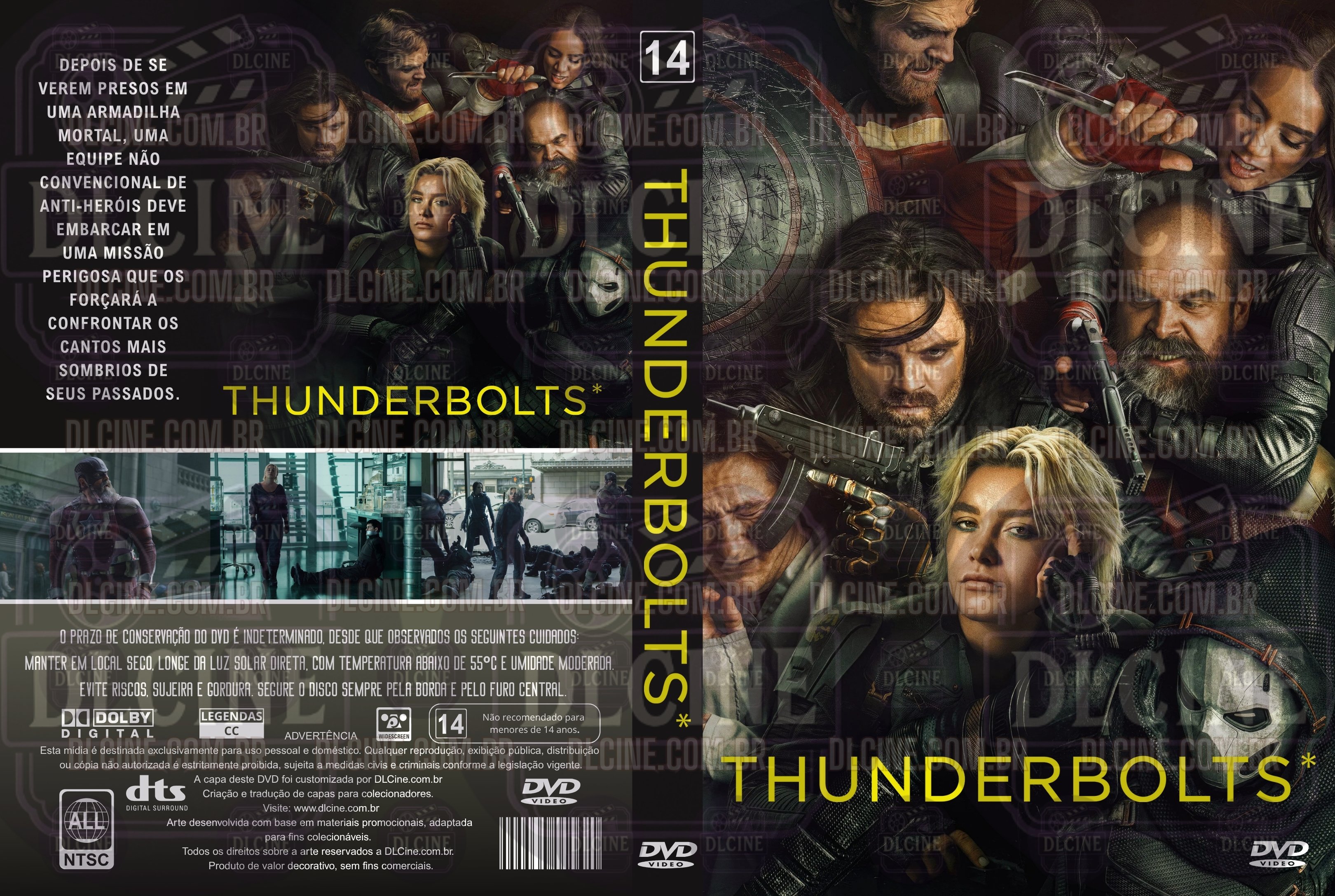 Capa de DVD Filme Thunderbolts (2025)