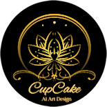 AI CupCake Art Design
