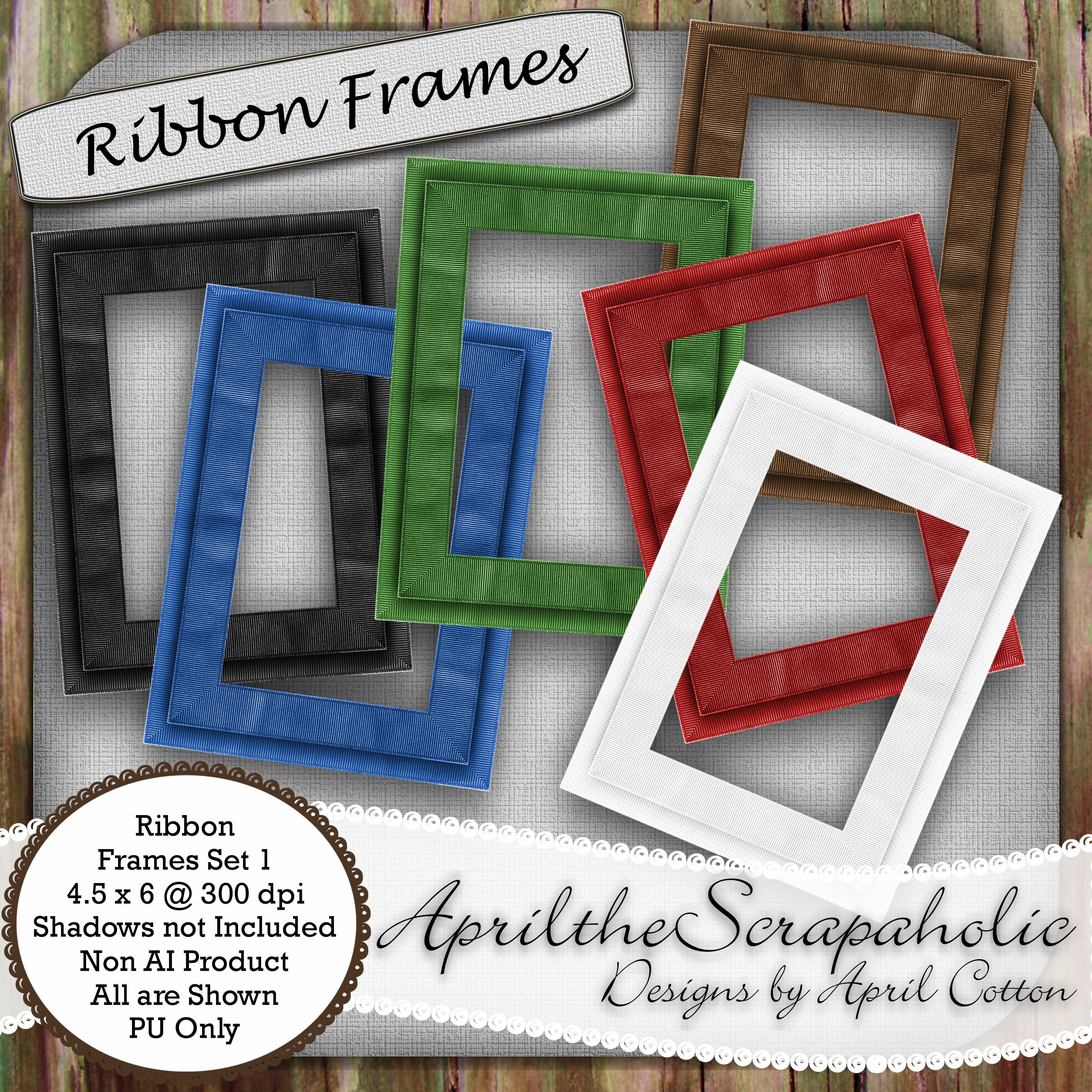 Track Ribbon Frame Ribbon Frames - Set 1 - Payhip