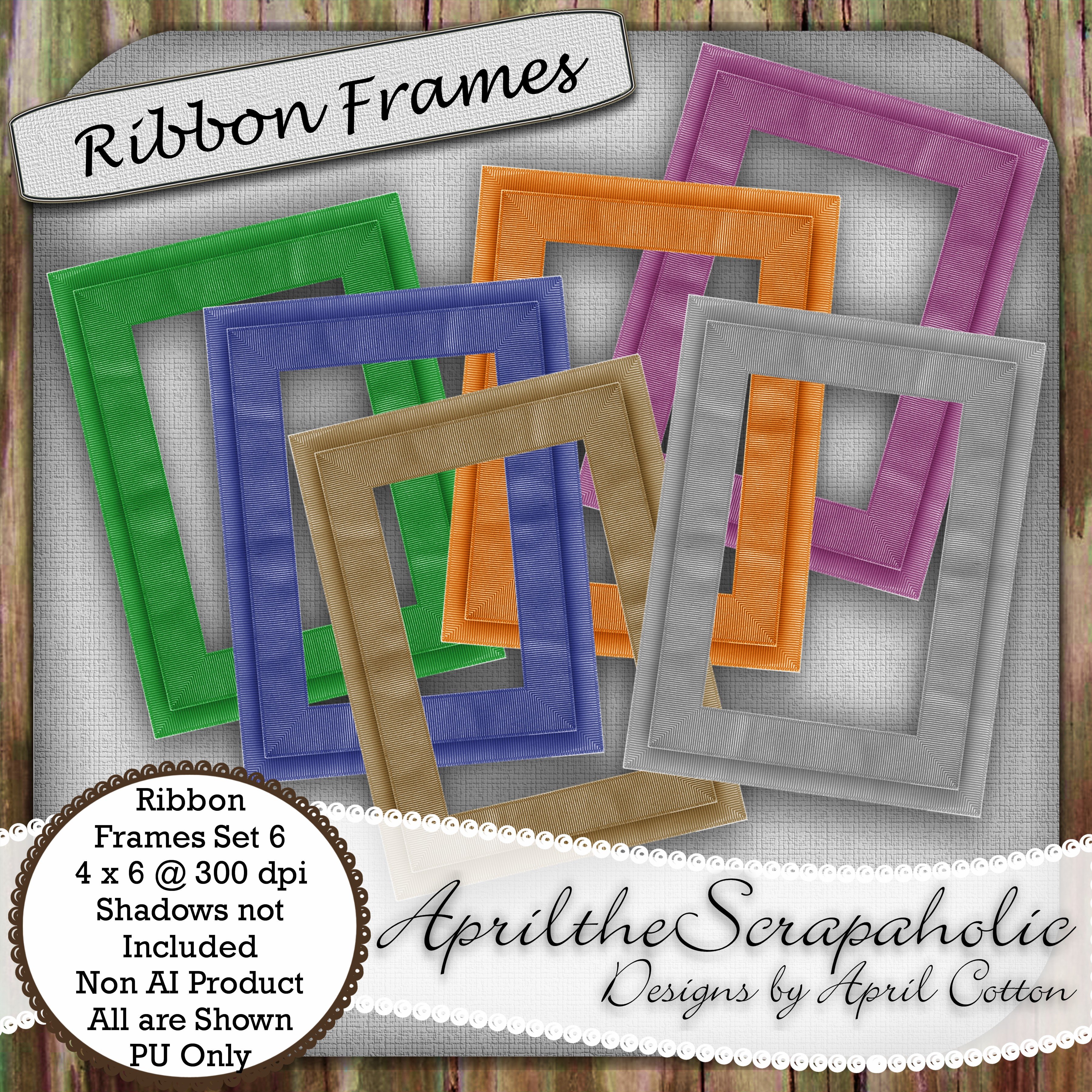 Ribbon Frames - Set 6 - Payhip