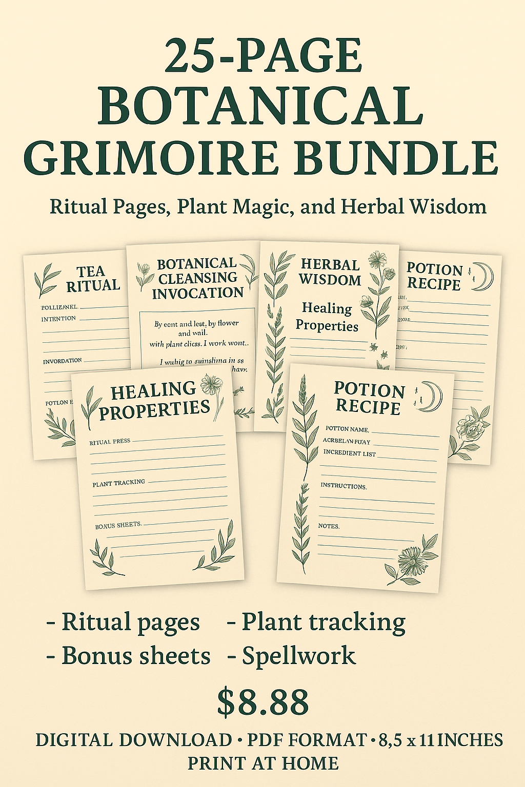 Botanical Grimoire Bundle