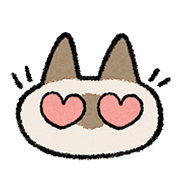 49 Cute Siamese Cat PNG Stickers | Funny Cartoon Cat Emotes for Digital Planners & Crafts