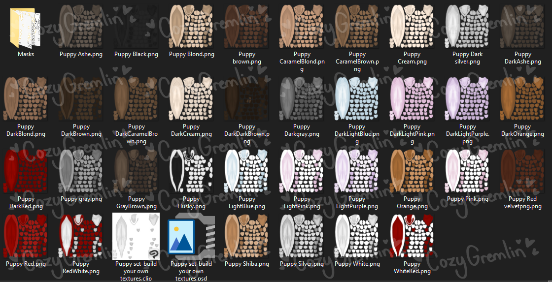 Texture folder previews
