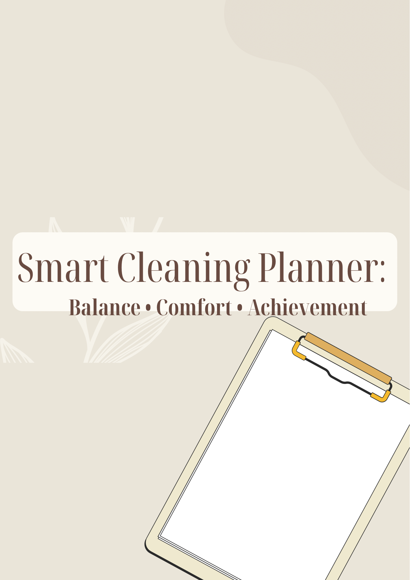 Smart Cleaning Planner - Payhip