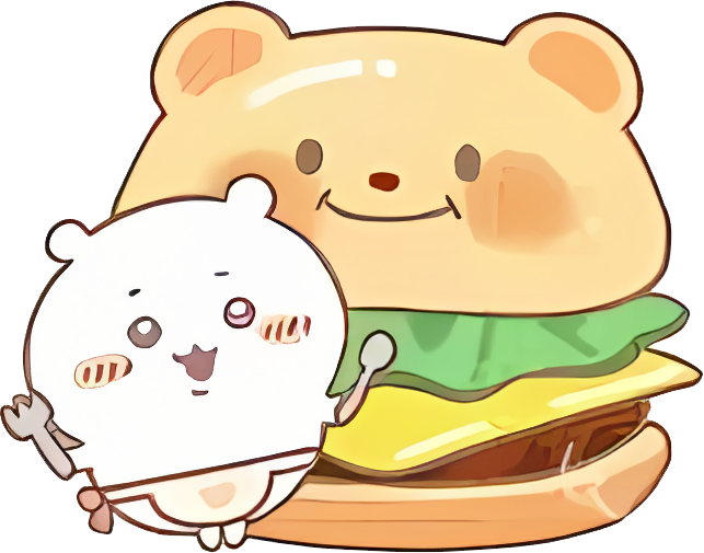 60 Chiikawa & Butter Bear Kawaii Foodie Fun Collection Digital Stickers for Goodnotes, digital planner Journal, kawaii aesthetic clipart