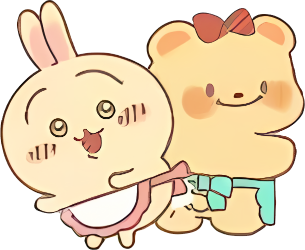 60 Chiikawa & Butter Bear Kawaii Foodie Fun Collection Digital Stickers for Goodnotes, digital planner Journal, kawaii aesthetic clipart