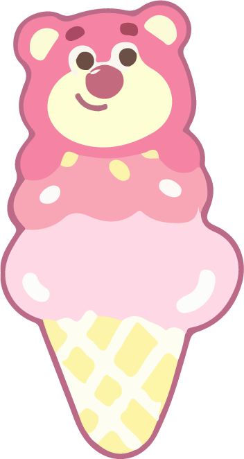 25 Kawaii Baby Lotso Bear PNG Sticker Sheet |Pink Kawaii Strawberry Digital Stickers for Goodnotes, Planner, Scrapbook, Journal,Cute Clipart