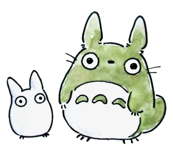 87 Totoro PNG Bundle | Studio Ghibli Digital Clipart | Cute Anime Totoro Graphics | Transparent Backgrounds for Planner, Sublimation