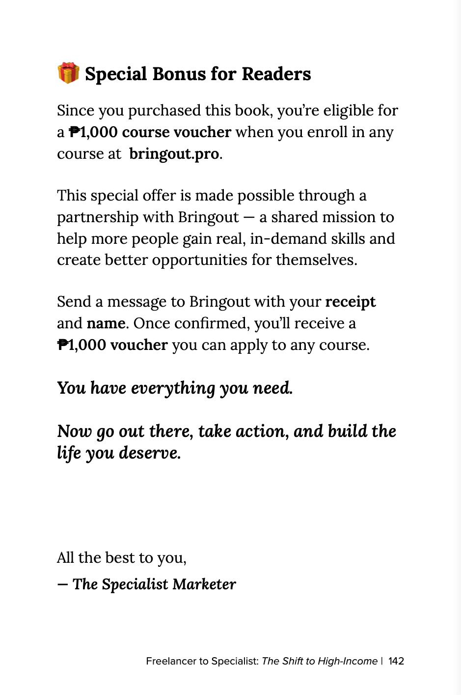 The Specialist Marketer - Payhip