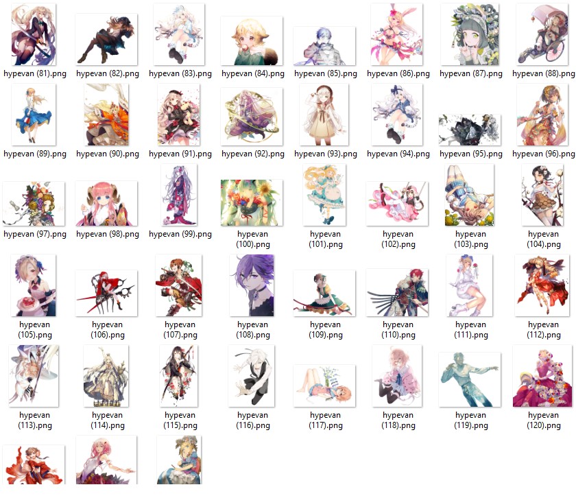123 PNG Anime Girl Stickers Bundle | Aesthetic Anime PNG Pack | Cute Manga Art Clipart | Otaku Kawaii Digital Download