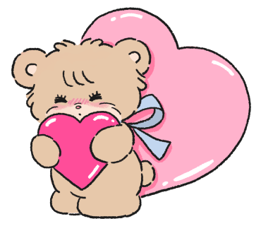 40 Cute Bear & Bunny Digital Stickers | 40 PNG Kawaii Animal Clipart | Pastel Japanese Style | GoodNotes, Journal, Planner, Scrapbook