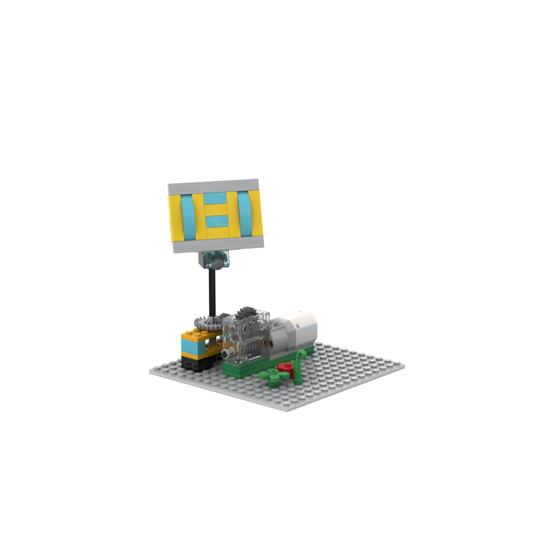 かえるページ Solar Panel (WeDo 2.0) Building Instruction PDF