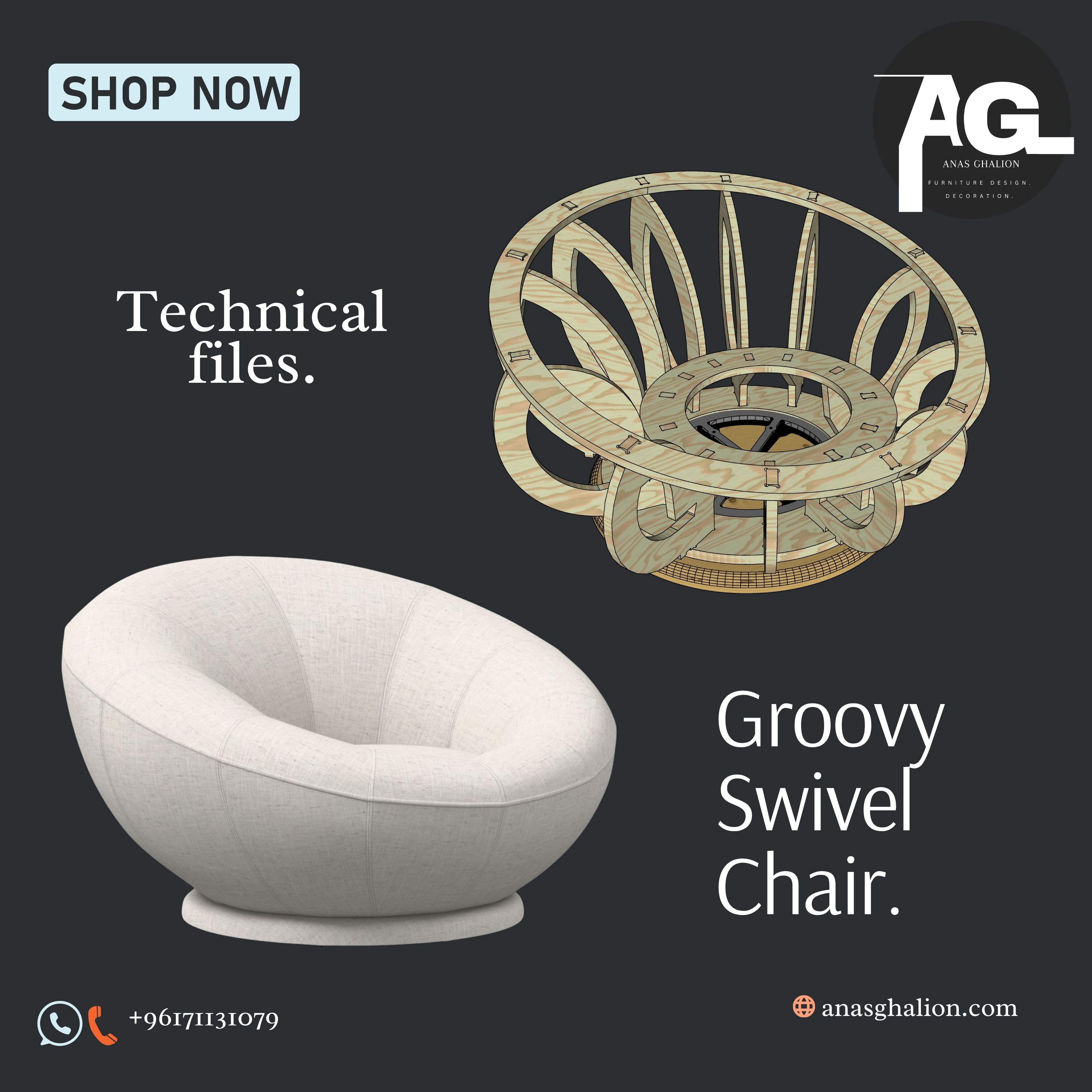 Groovy Swivel Chair - Payhip