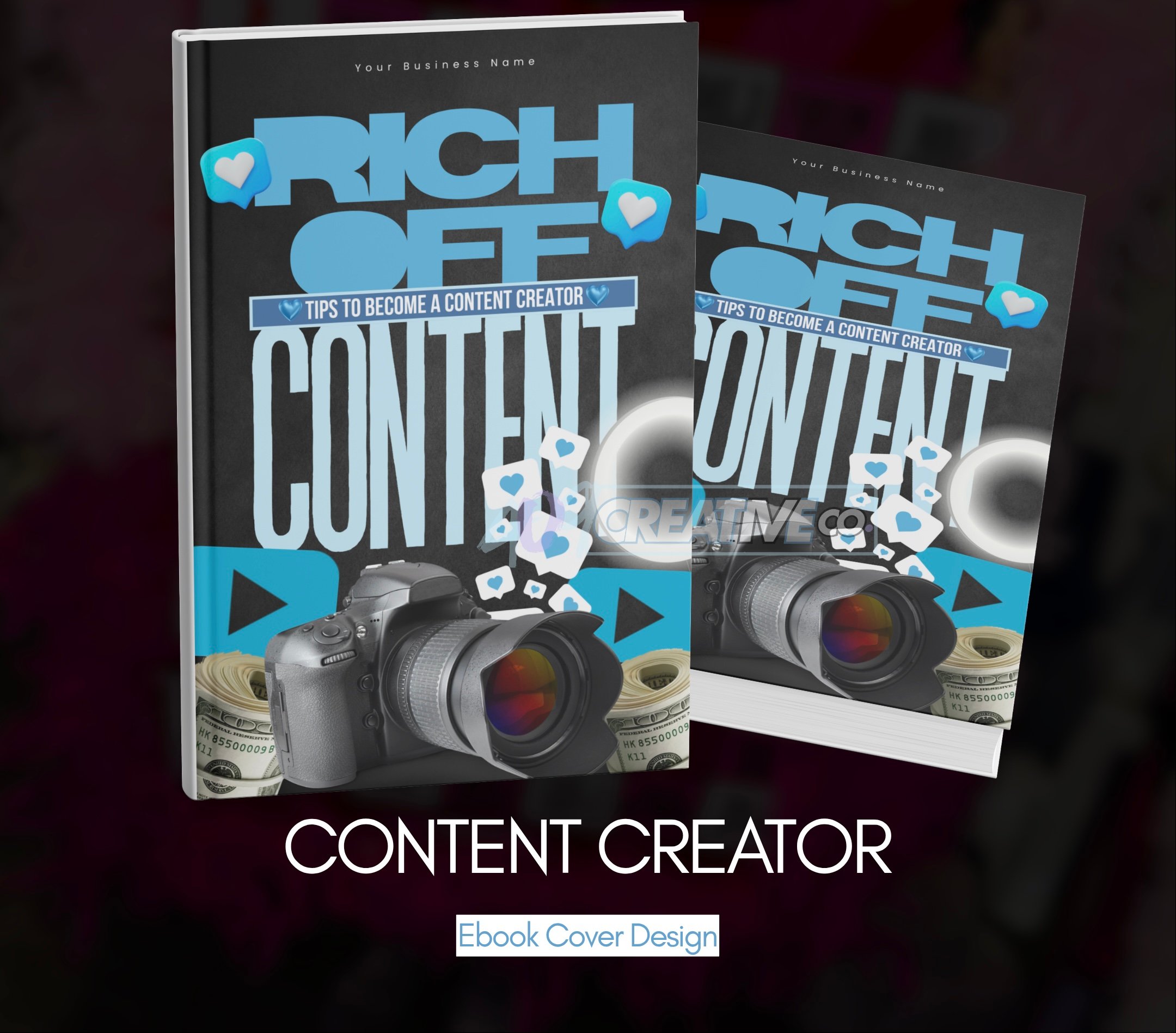 Off Content Rich Off Content Ebook Cover Design - Payhip