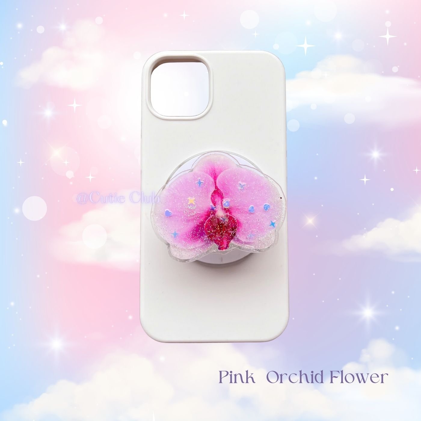 Magsafe Light Pink Orchid Flower Phone Grip, Phone Accessory, FLower ...
