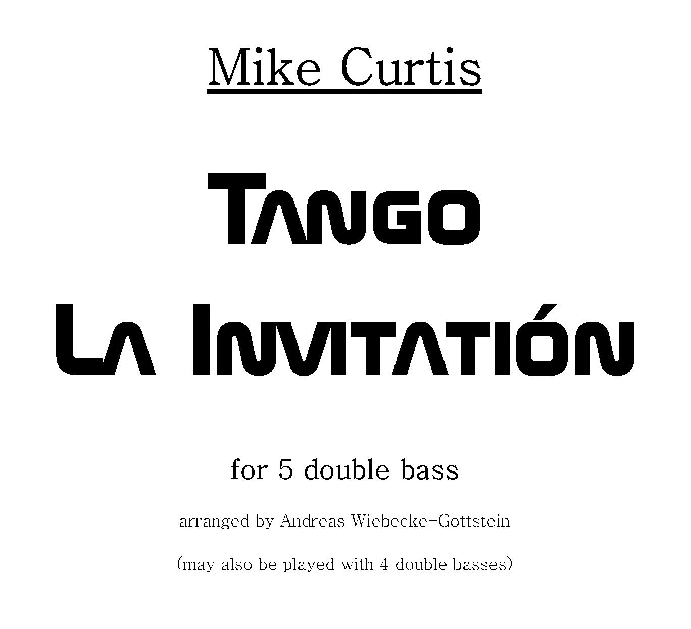 Mike Curtis: „Tango La Invitatión“ - Payhip