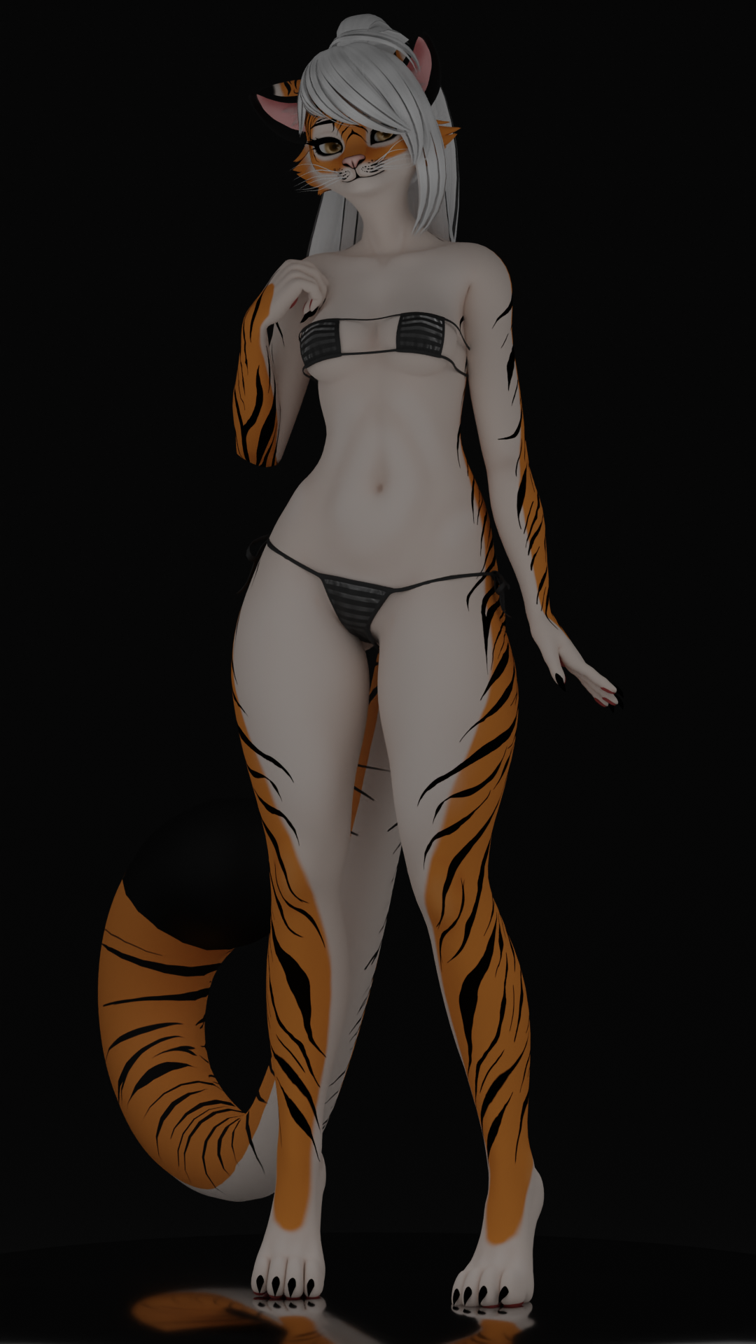 Tiger VRFurry Female Texture