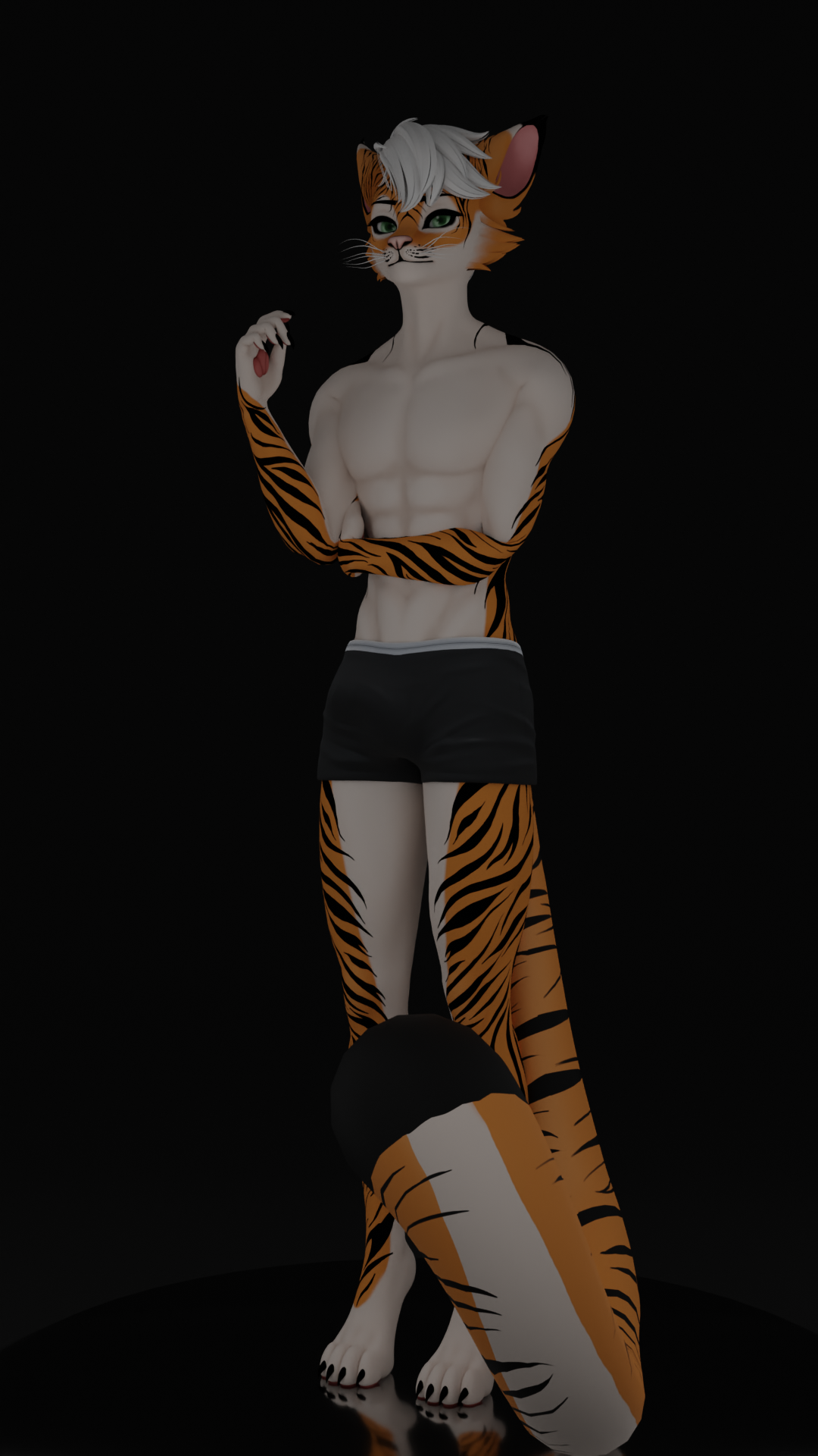 Tiger VRFurry Male Texture