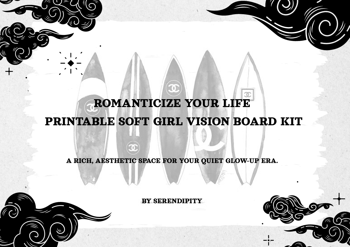 Romanticize Your Life – Printable Soft Girl Vision Board Kit - Payhip