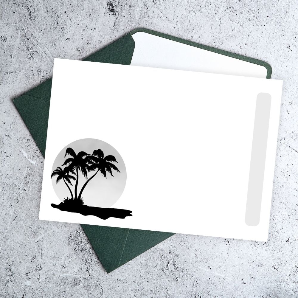 4 Printable Cards inspired by Psalm 92:12-14- For Our Dear Elders (B&W PDF) Palm Cedar